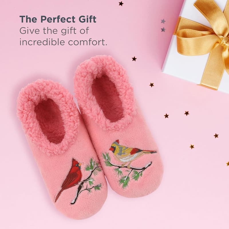 Women's Non-Slip Fuzzy Slipper Socks - Pairable Snoozies