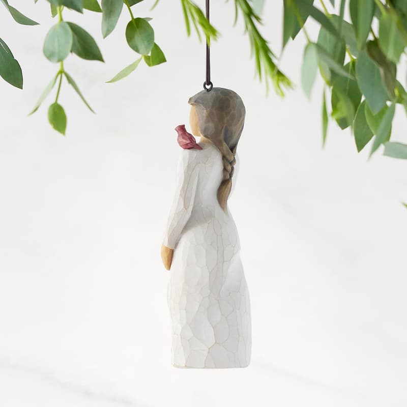 Red Cardinal Willow Tree Ornament - Bringing Comfort and Love