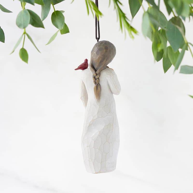 Red Cardinal Willow Tree Ornament - Bringing Comfort and Love