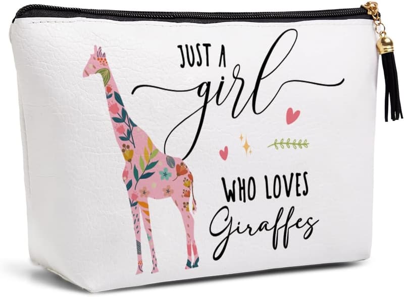 Giraffe Makeup Bags Set - Perfect Birthday Gift for Animal Lovers