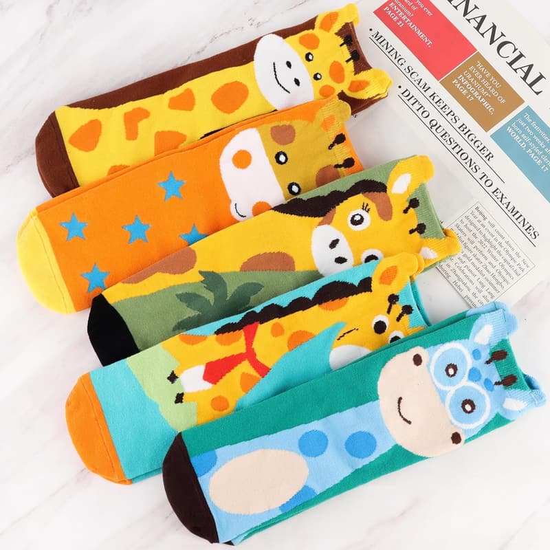 Cute Animal Socks for Women - Cat and Dog Design