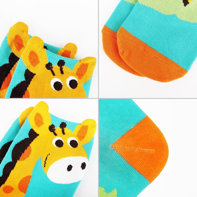 Cute Animal Socks for Women - Cat and Dog Design