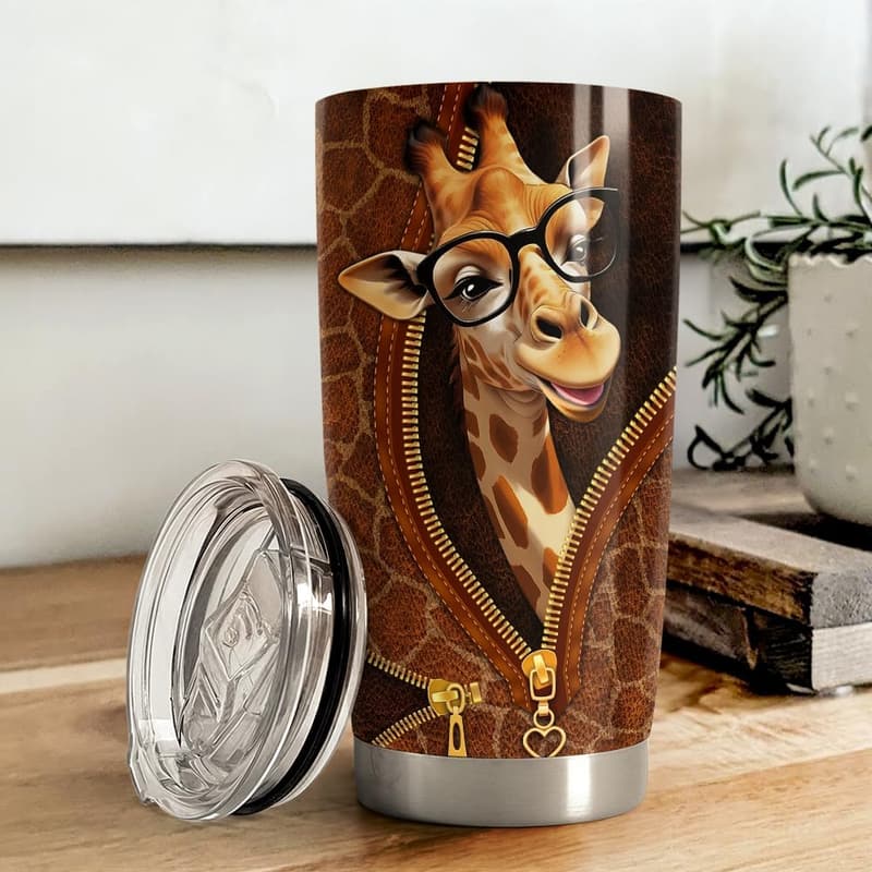 Giraffe Insulated Travel Mug 20oz - Gifts for Women and Girls