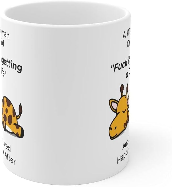 Giraffe Mug for Women | Funny Coffee Cup Gift for Mom