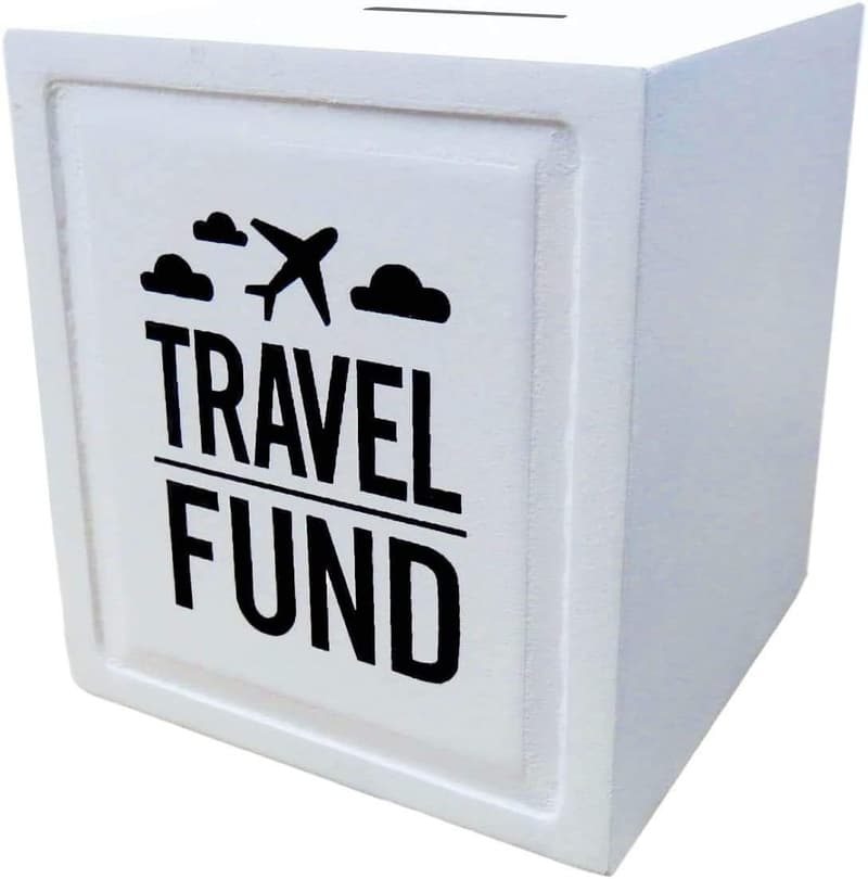 Large Travel Fund Piggy Bank - Perfect Wedding & Retirement Gift