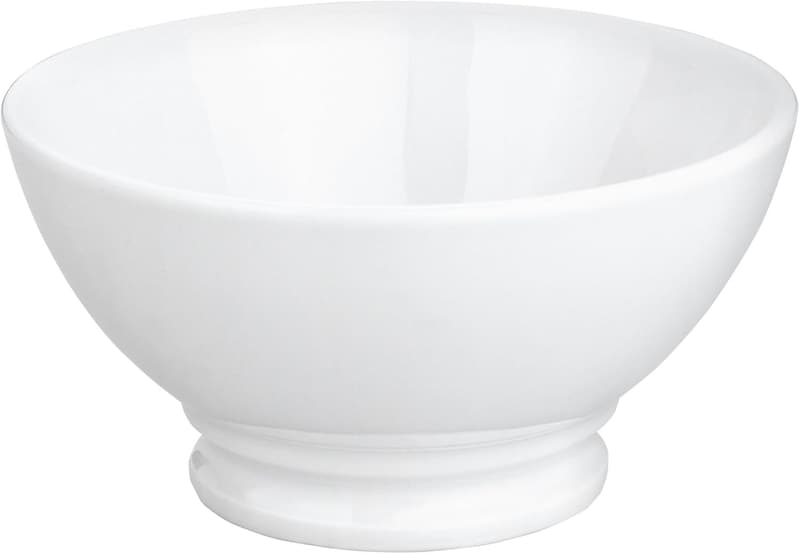 Traditional European Coffee Bowl - 13 oz, White
