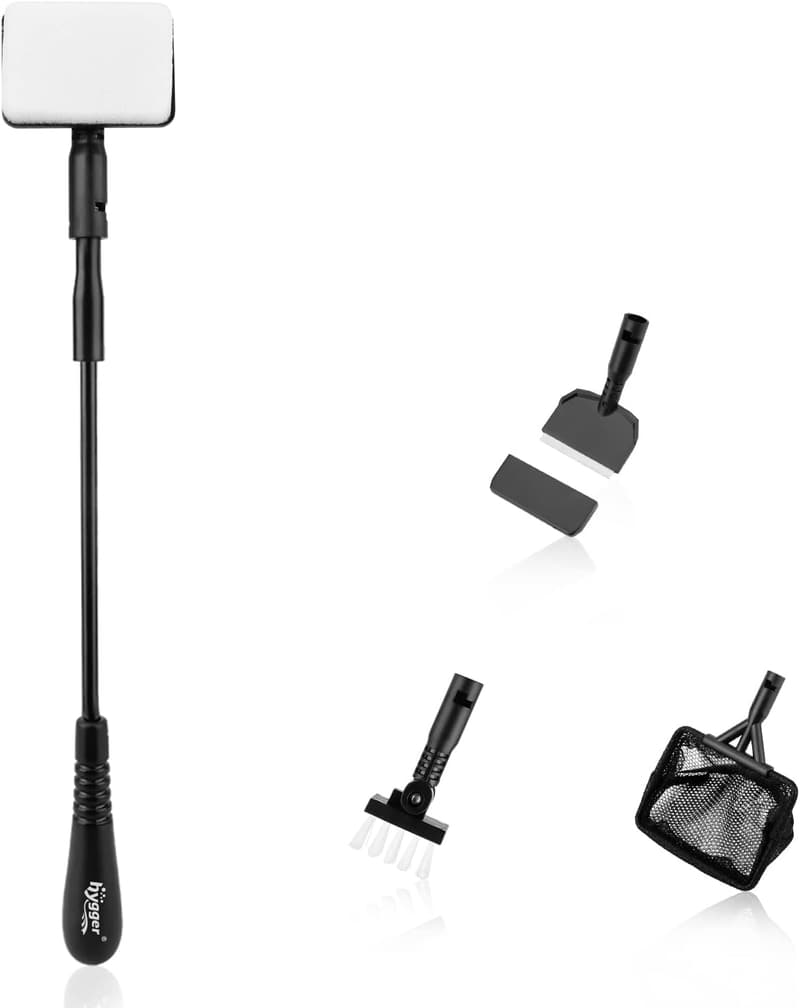 Aquarium Cleaning Kit with Handle & Scraper Tools