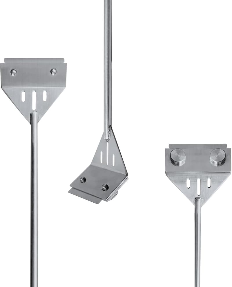 Stainless Steel Algae Scraper for Aquariums with 10 Blades