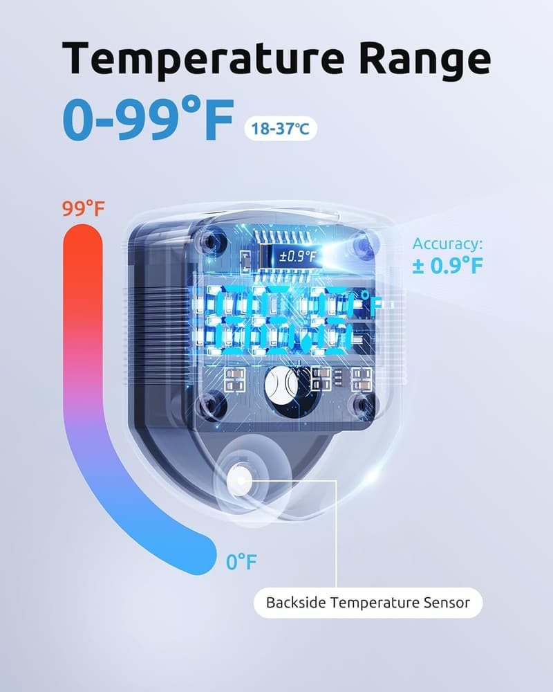 Aquarium Magnetic Cleaner with Thermometer for Glass Tanks