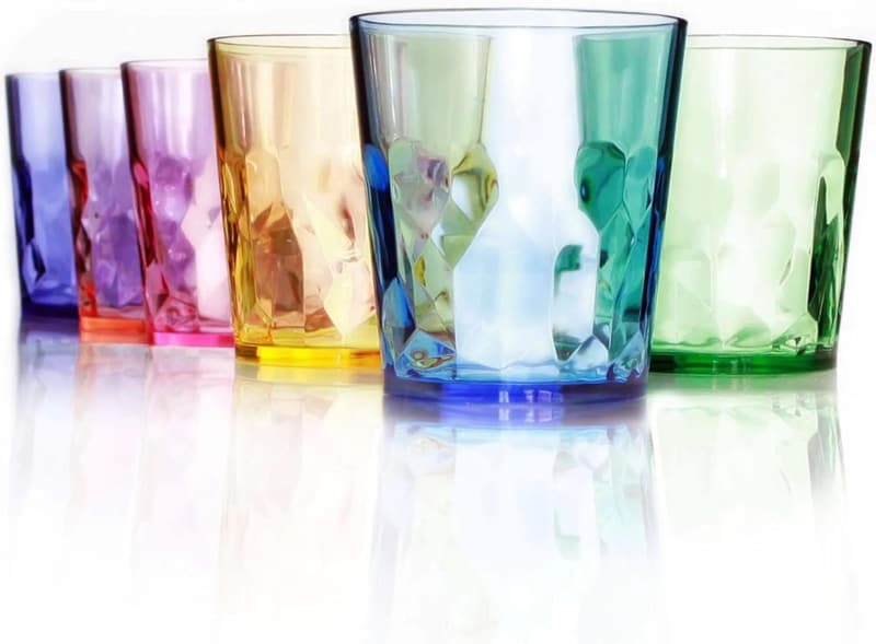 13oz Unbreakable Acrylic Drinking Glasses Set of 6 - Gifts