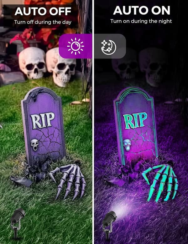 LOHAS 10W UV Blacklight Landscape Lighting for Glow Parties