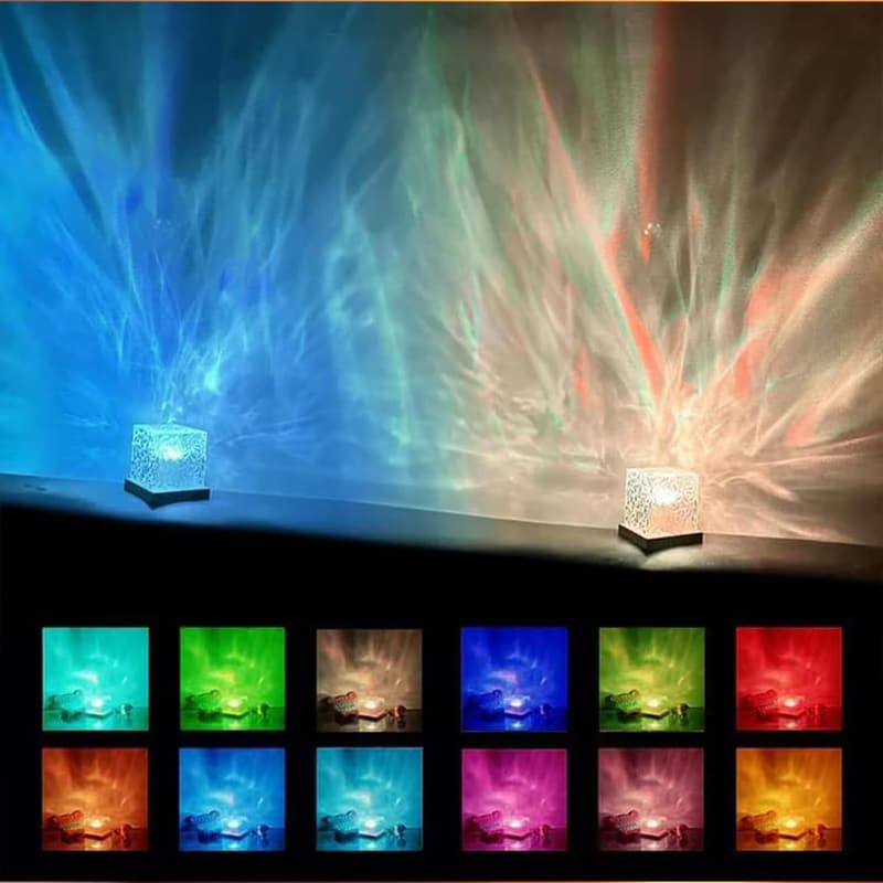 16-Color Ocean Wave Projector Light with App Remote