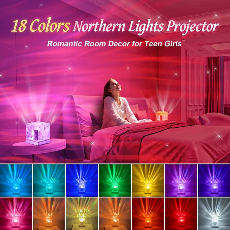 Galaxy Projector with 18 Colors – Night Light for Kids