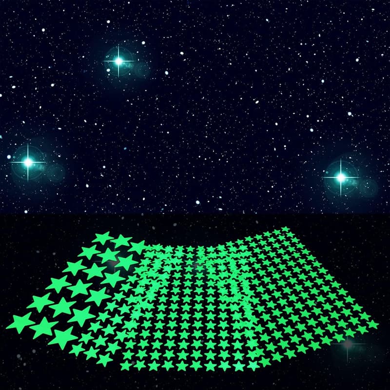 Glow in the Dark Star Stickers for Ceiling and Walls