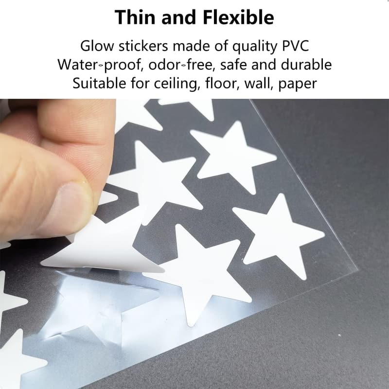 Glow in the Dark Star Stickers for Ceiling and Walls