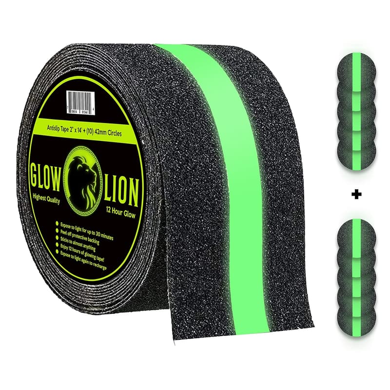 Outdoor Non-Slip Grip Tape for Stairs - Waterproof & Reflective
