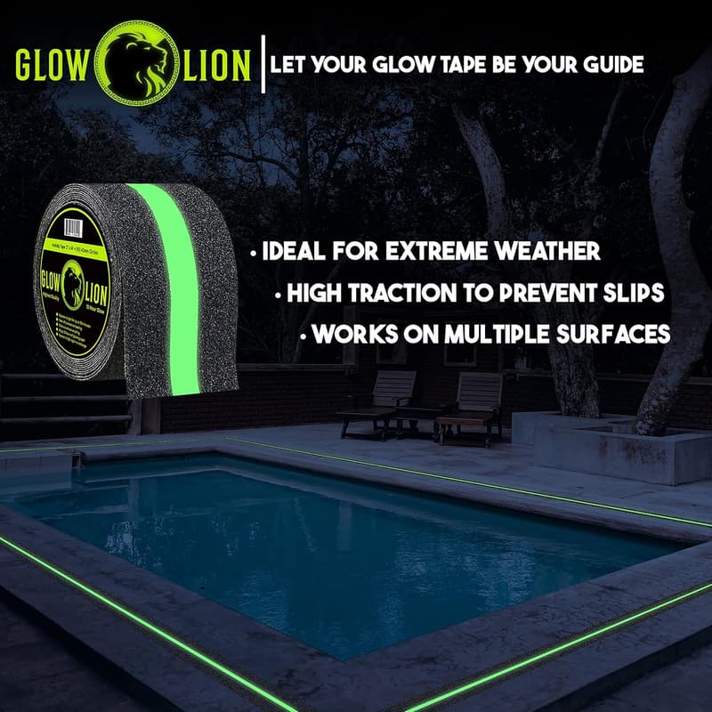 Outdoor Non-Slip Grip Tape for Stairs - Waterproof & Reflective