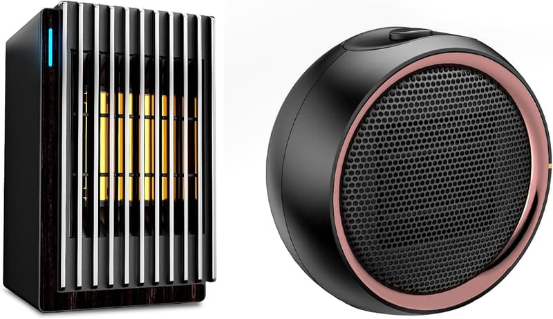 1200W Ceramic Space Heater with Timed Settings & Safety Features