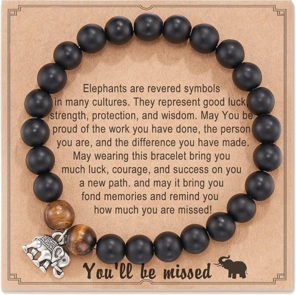 2024 Retirement Gift: Good Luck Bracelet for Coworkers