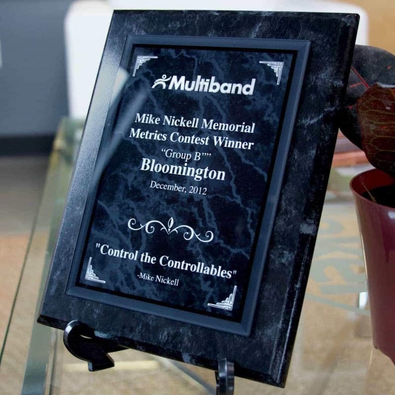 Personalized Acrylic Plaque for Retirement and Achievements (7 x 9)