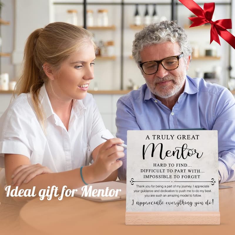 Thank You Plaque Gift for Mentor, Coach, or Supervisor