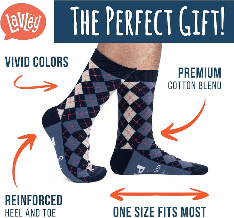 Funny Socks Gift Set for Men, Women, and Teens