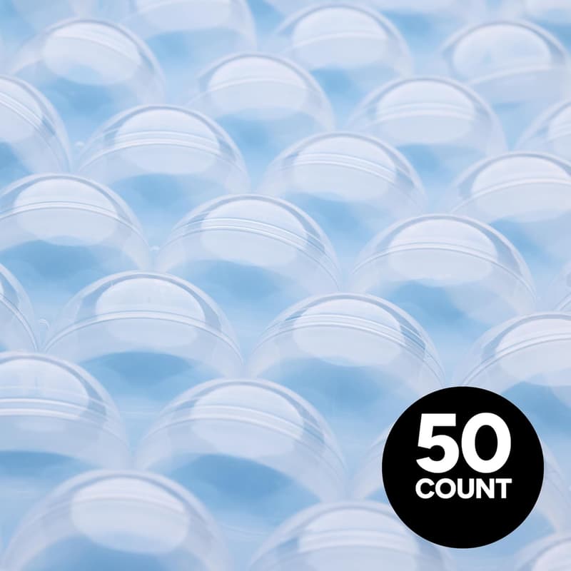 Clear Capsule Vending Machine 2-Inch (50 pcs) - Party Stuffers
