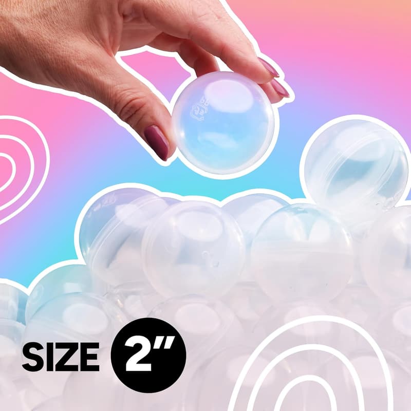 Clear Capsule Vending Machine 2-Inch (50 pcs) - Party Stuffers
