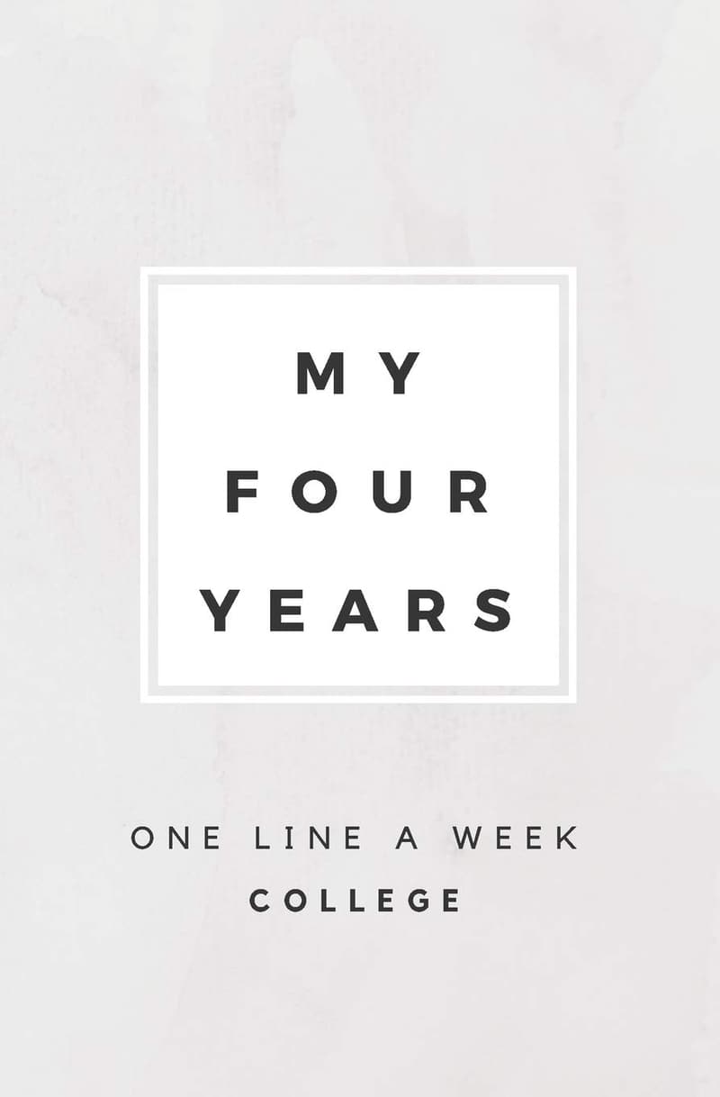 College Memory Book: One Line a Week for 4 Years