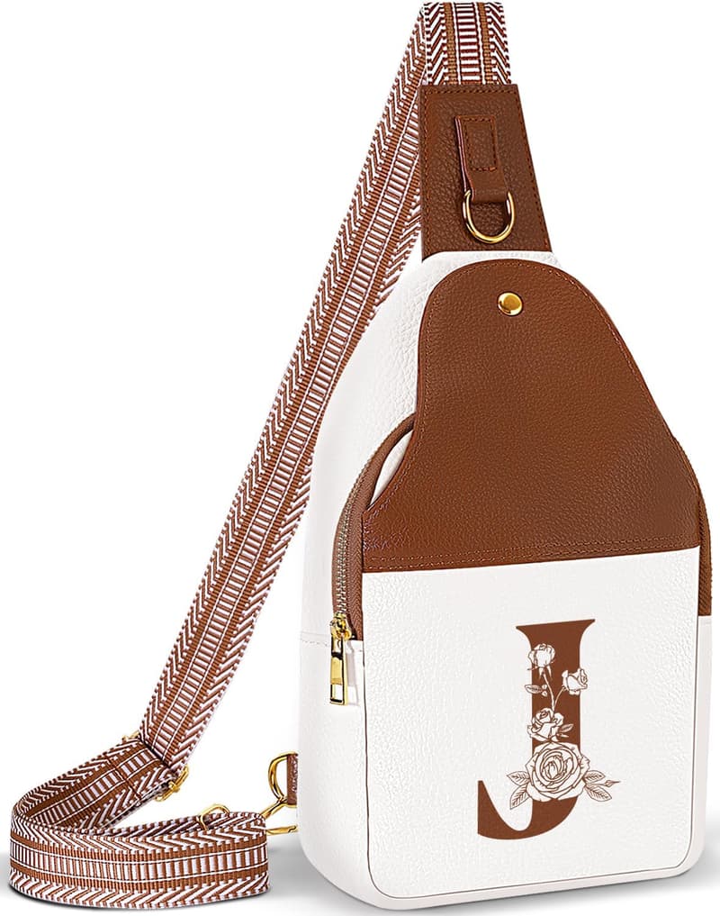 Personalized Leather Crossbody Bag for Women