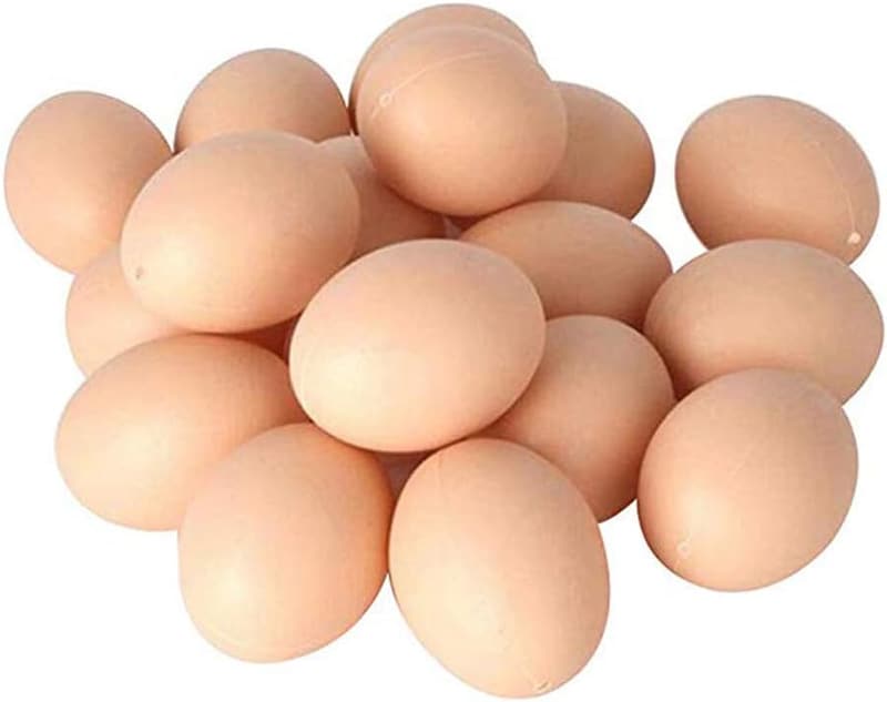 20 PCS Realistic Plastic Eggs for DIY Easter Decorations