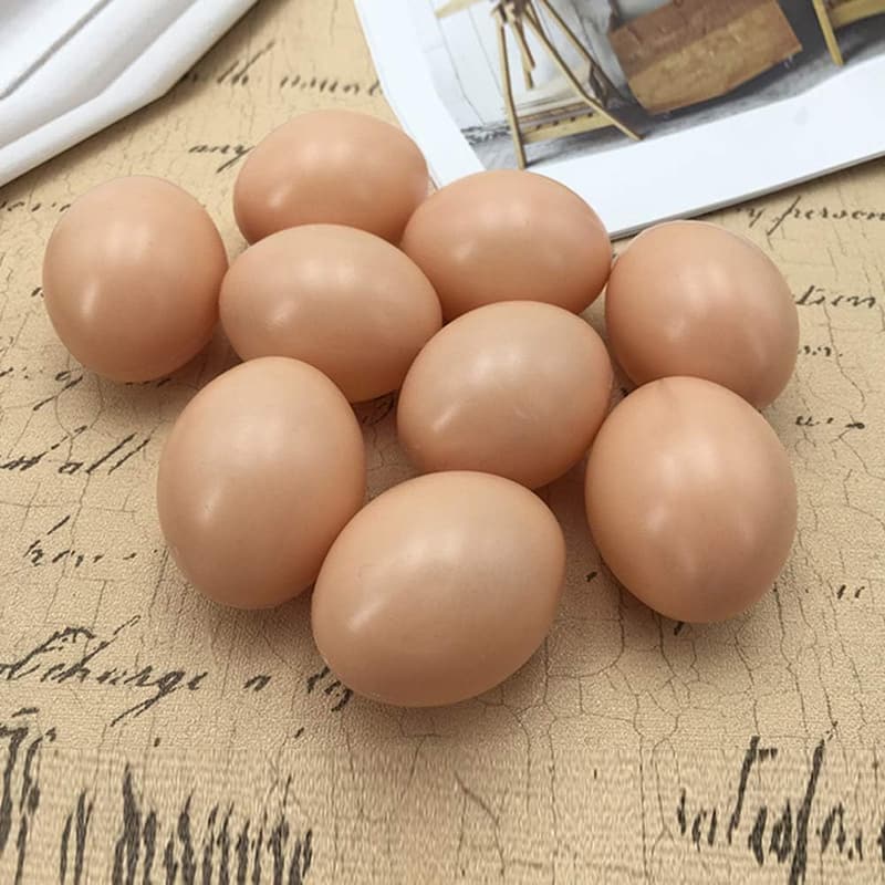 20 PCS Realistic Plastic Eggs for DIY Easter Decorations