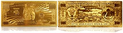 Gold Million Dollar Bill Commemorative Art Print