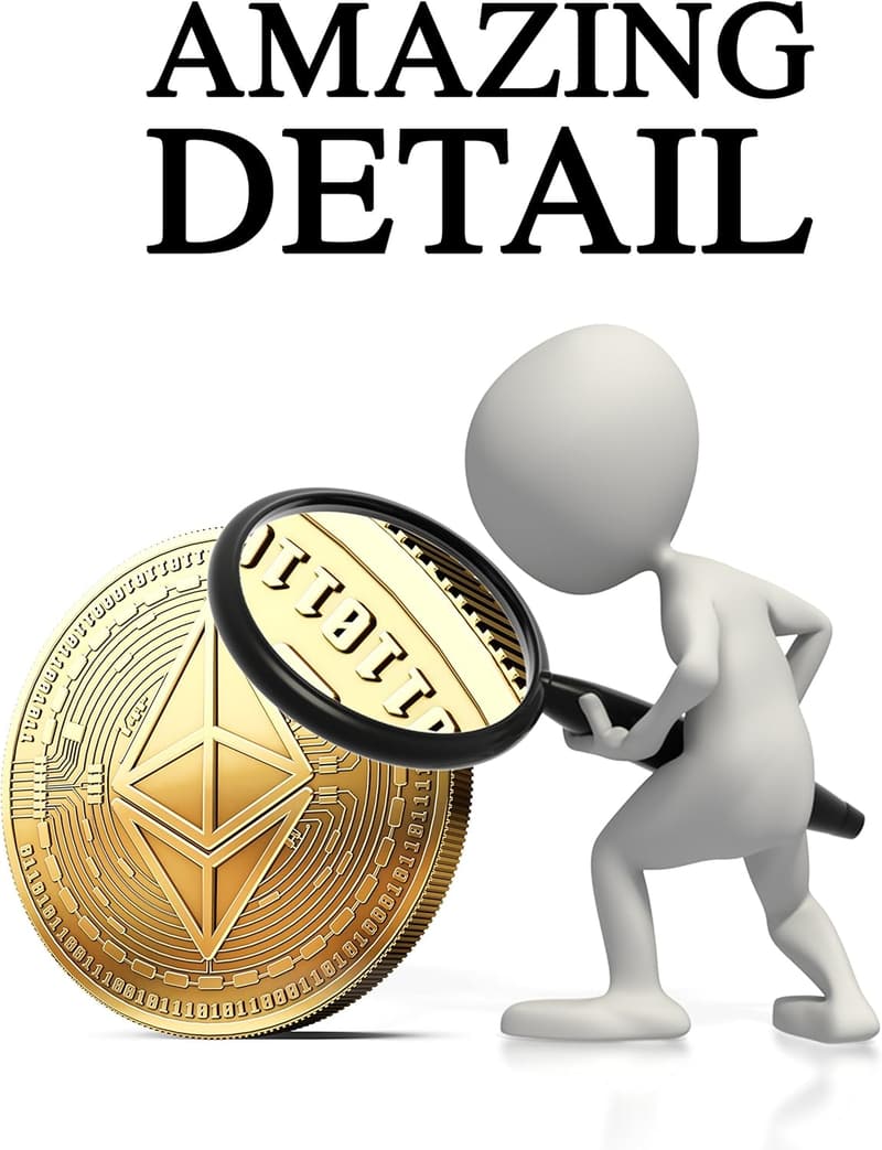 24-Carat Gold-Plated Ethereum Coin with Protective Case