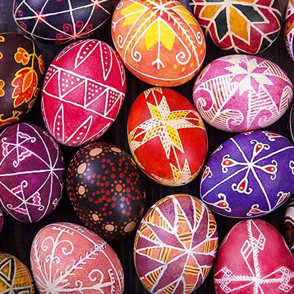 30 Pack White Plastic Easter Eggs for DIY Crafts and Decor