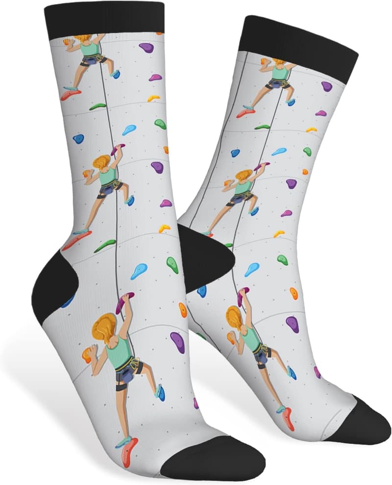 Novelty Dachshund Socks with Contrast Colors - Gift for All