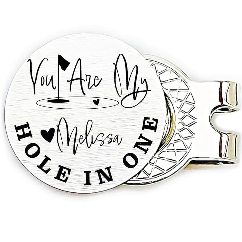 Valentine's Day Personalized Golf Ball Marker for Him