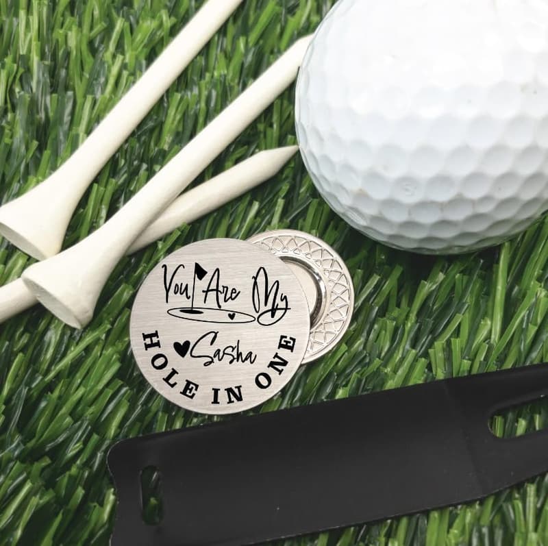 Valentine's Day Personalized Golf Ball Marker for Him