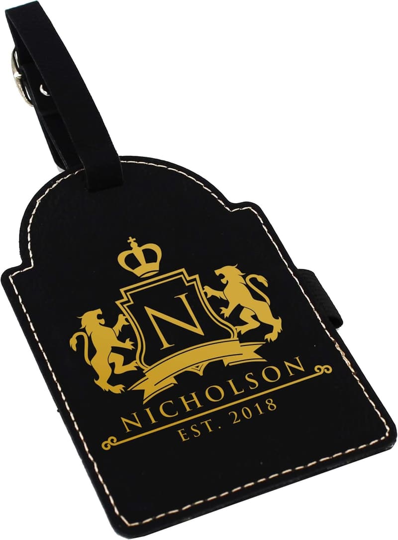 Personalized Golf Luggage and Bag Tag - Custom Engraved Gift