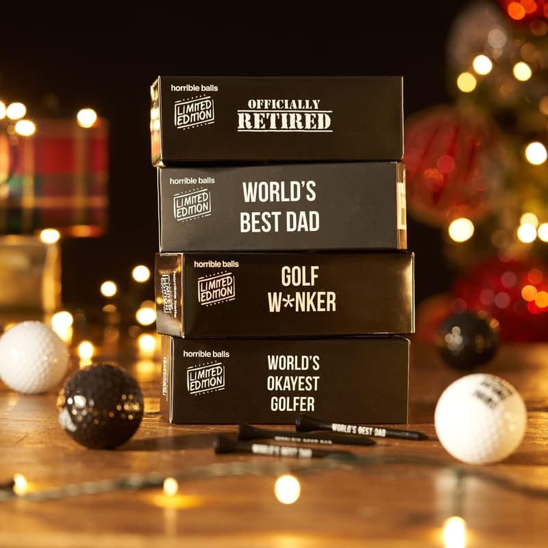 World's Okayest Golfer Gift Set - Funny Gag Present for Him