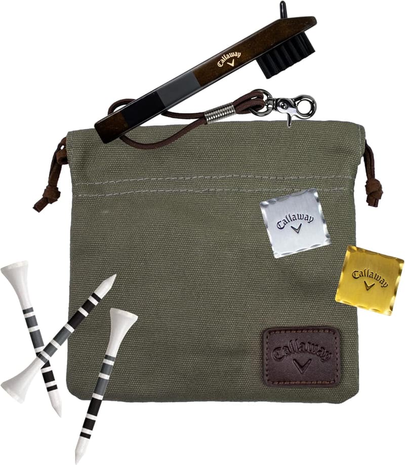 Premium Callaway Golf Accessories Kit with Club Brush & Marker