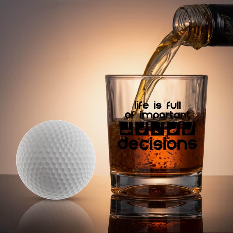 Father's Day Whiskey Set for Golfers - Gifts for Dad