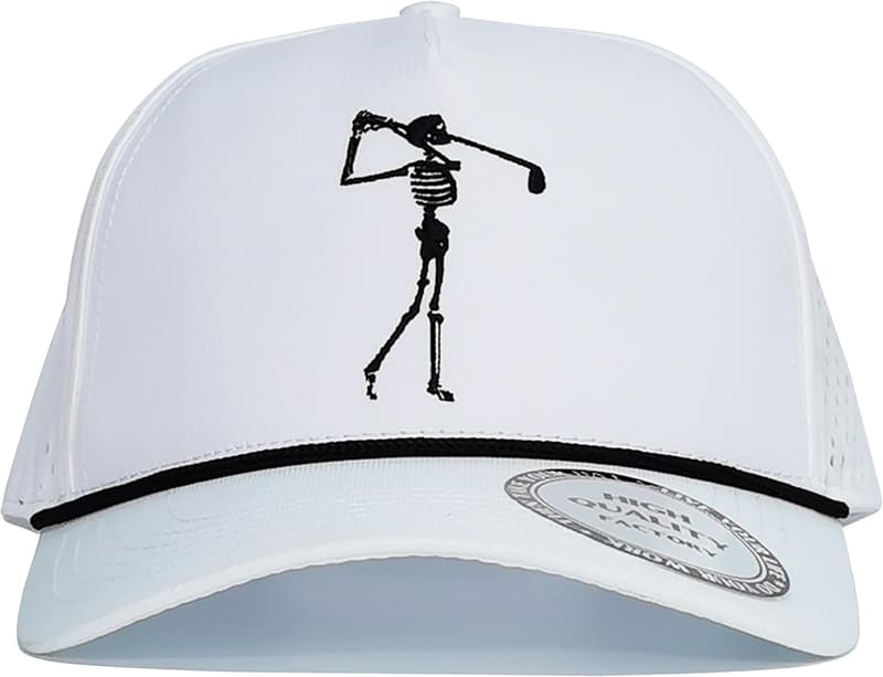 Humorous Golf Skull Cap – Fun Gift for Men and Women