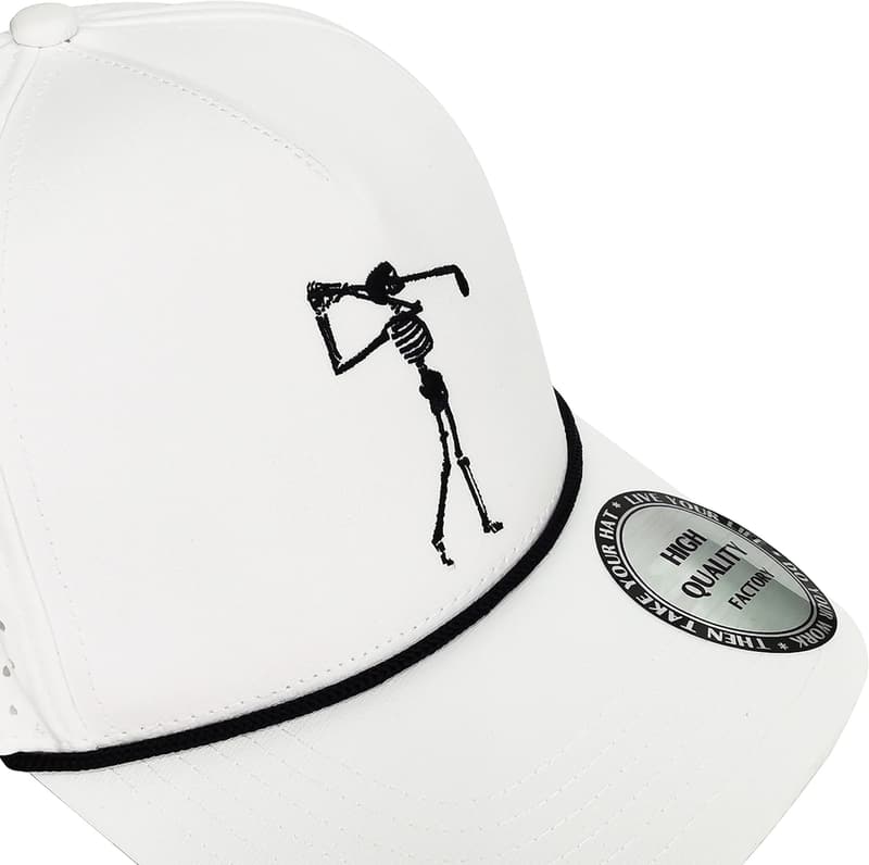 Humorous Golf Skull Cap – Fun Gift for Men and Women