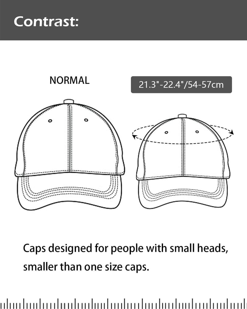 Adjustable Petite Baseball Cap for Men and Women