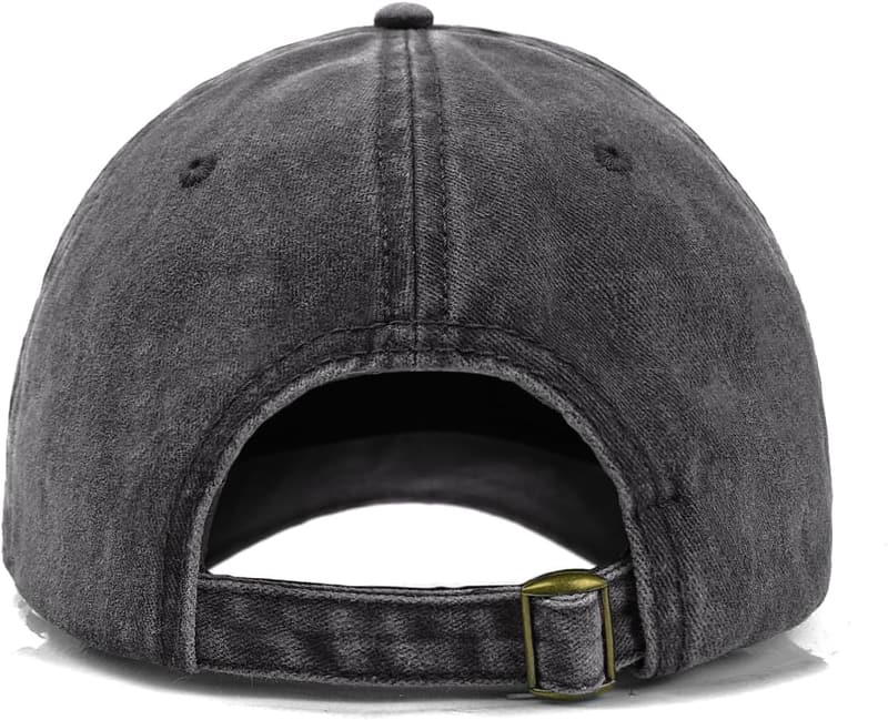 Petite Denim Baseball Cap - Adjustable Dad Hat for Small Heads