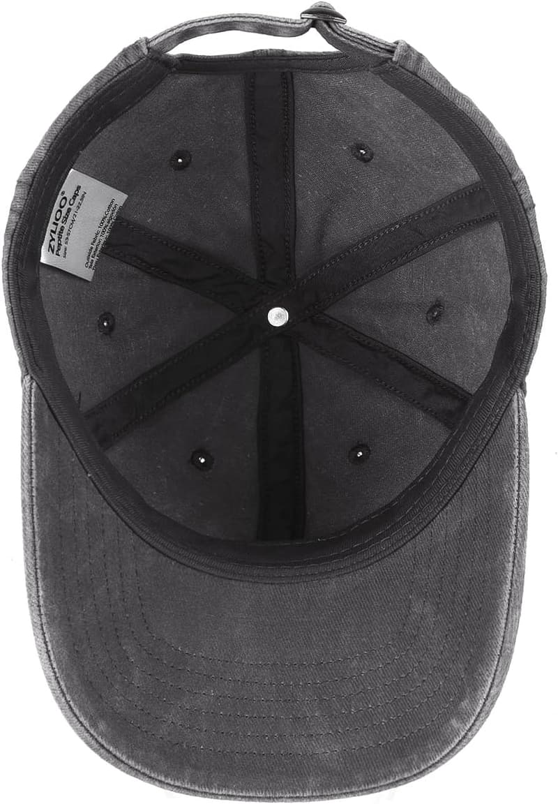 Petite Denim Baseball Cap - Adjustable Dad Hat for Small Heads