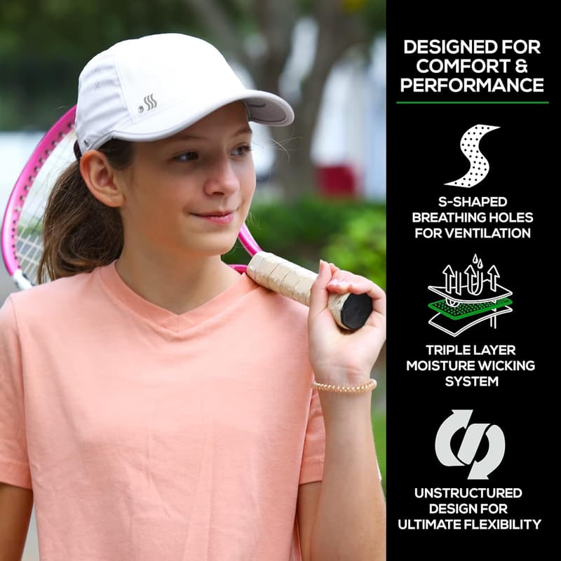 Kids' Quick-Dry Performance Hat with Sun Protection