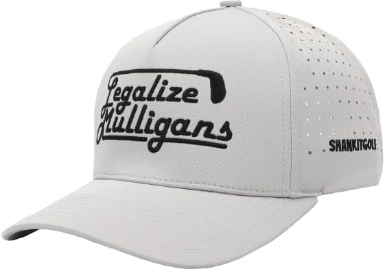 Funny Golf Hat - Legalize Mulligans - Adjustable Men's Cap