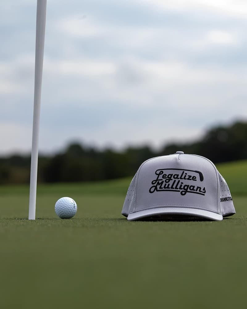 Funny Golf Hat - Legalize Mulligans - Adjustable Men's Cap